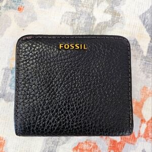 Fossil Black Leather Wallet